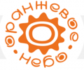 Логотип фабрики Производитель детского трикотажа Оранжевое небо