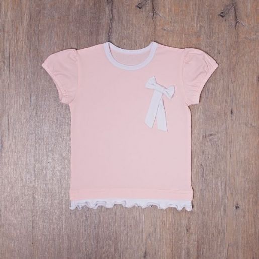 Розовая детская футболка Трифена - Фабрика детской одежды Трифена