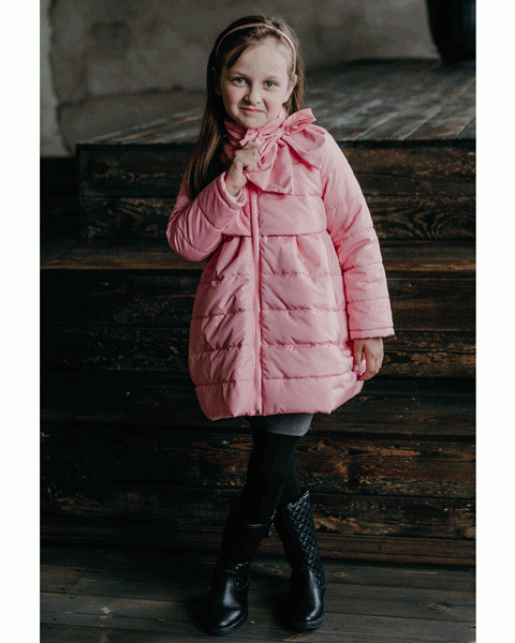 Пальто стеганое для девочки - Производитель детской одежды Хати