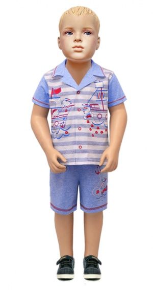 Ясельная футболка с воротом Ярко - Фабрика детской одежды Ярко