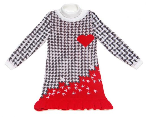 Теплое детское платье Жаккард - Фабрика детской вязаной одежды TM GAKKARD (Жаккард)