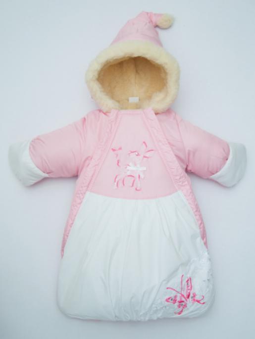 Зимний конверт для новорожденного на овчине Alex Junis Бемби - Производитель детской верхней одежды Alex Junis