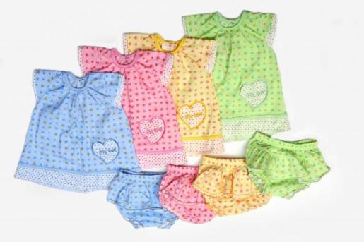 Платье и трусики для новорожденных - Фабрика детского трикотажа Милаша