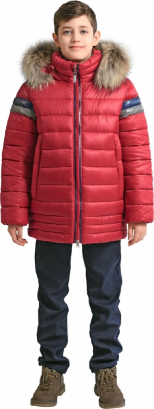 Куртка для мальчика красная G n K - Фабрика верхней детской одежды G n K