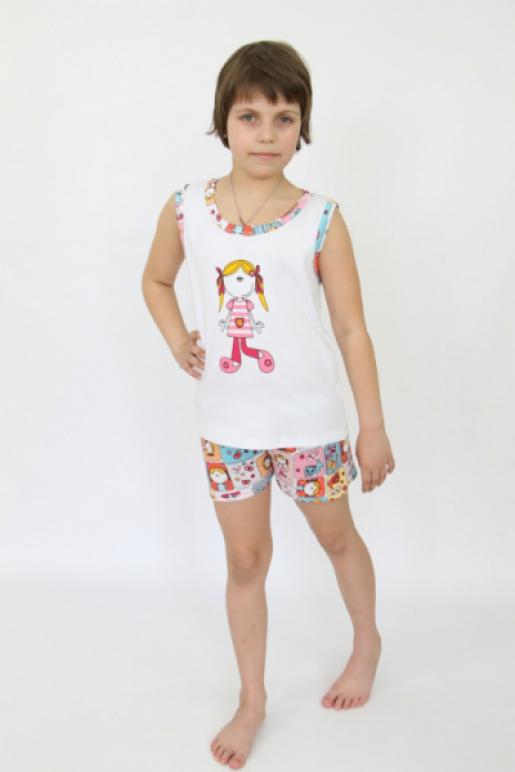 Пижама для девочек  Варя - Фабрика детского трикотажа Милаша