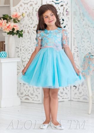 Нарядное детское платье Арабелла - Швейное предприятие ALOLIKA