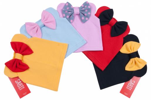 Шапка трикотажная для девочек (однослойная) SSH-018 - Фабрика детской одежды SABI