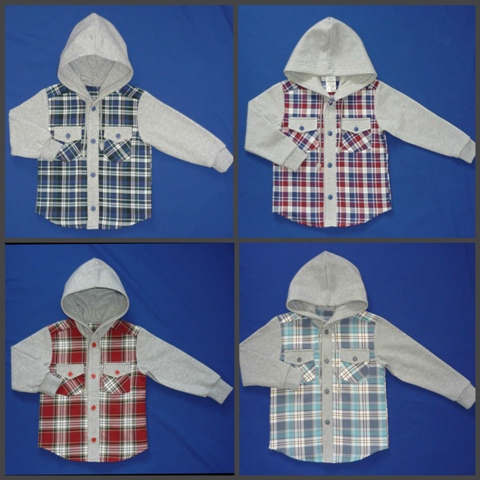 Толстовка-рубашка детская с капюшоном - Фабрика детской одежды Дорофейка
