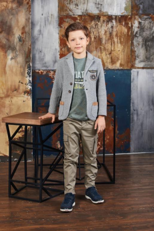 Пиджак с шевроном для мальчика Choupette - Производитель детской одежды Choupette