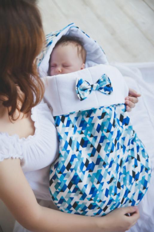 Конверт для новорожденного на выписку и прогулки в коляске - Фабрика одежды для новорожденных MIKKIMAMA