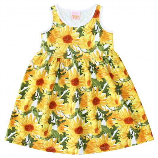 Платье для новорожденных Подсолнухи - Производитель детской одежды Веселый малыш