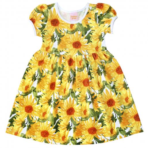 Платье для новорожденных Подсолнухи Веселый малыш - Производитель детской одежды Веселый малыш