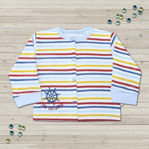 Кофточка для новорожденных Морская - Производитель детской одежды Веселый малыш