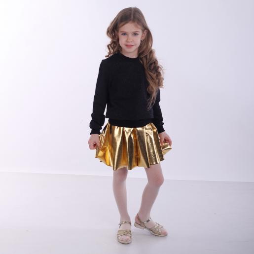 Юбка на девочку Золото Happy Lama - Производитель детской одежды HAPPYLAMA STYLE