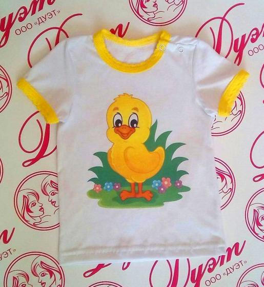 Детская футболка Дуэт - Производитель детского трикотажа Дуэт