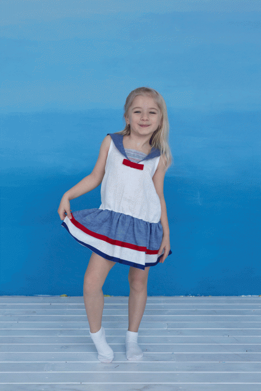 Платье для девочки, Льняное лето - Производитель детской одежды Хати