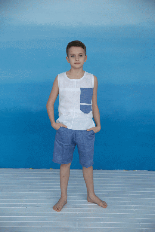 Майка для подростка, Льняное лето - Производитель детской одежды Хати