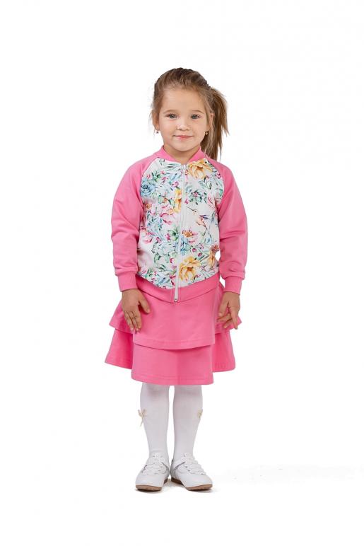 Юбка розовая 010061 - Производитель детского трикотажа WE FAMILY