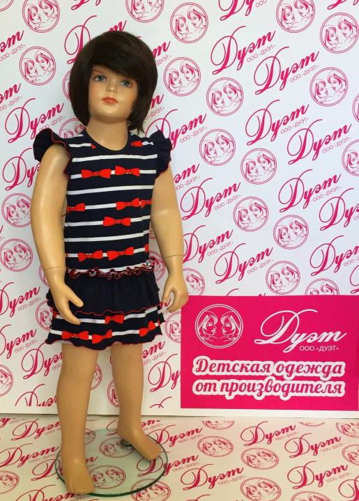Платье детское Дуэт 023в - Производитель детского трикотажа Дуэт