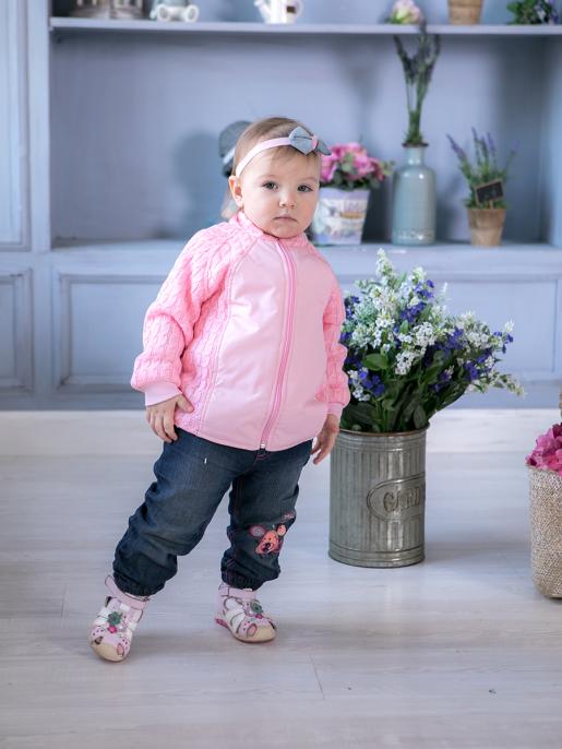 Толстовка вязаная, розовая - Фабрика детской одежды Дашенька