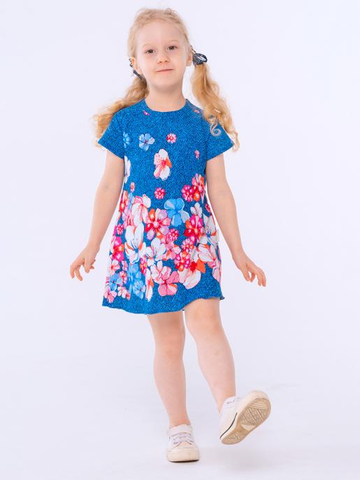 Платье для девочки, темно-синий - Фабрика детской одежды Дашенька
