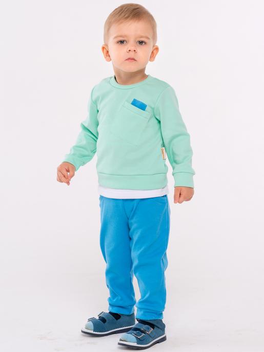 Комплект для мальчика, василек/ментол - Фабрика детской одежды Дашенька