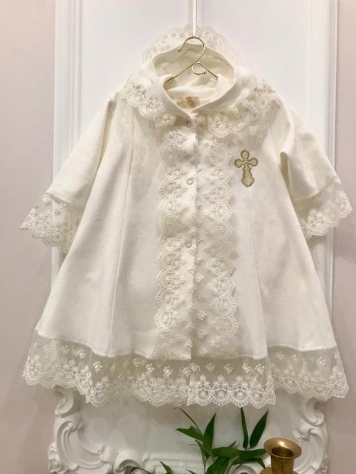Платье крестильное Алёна с капюшоном 010317 - Фабрика одежды для новорожденных Jolly baby