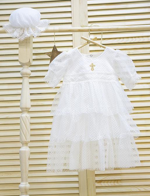 Платье крестильное Кристина 010319 - Фабрика одежды для новорожденных Jolly baby