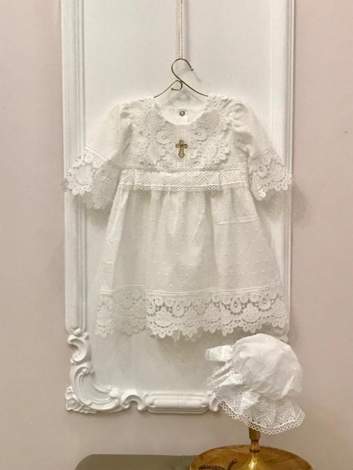 Платье крестильное Батист Малыш - Фабрика одежды для новорожденных Jolly baby