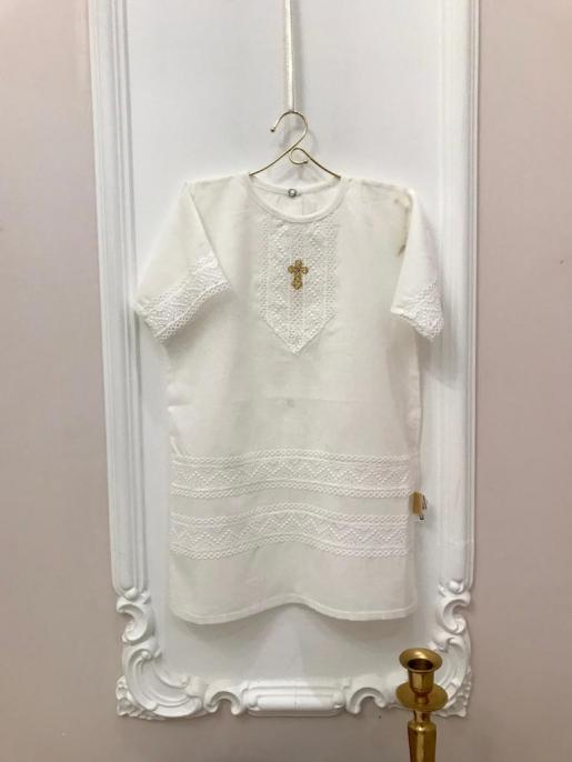 Рубашка крестильная Батист 010303 - Фабрика одежды для новорожденных Jolly baby