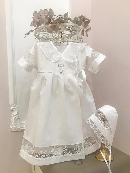 Платье крестильное Ева 020005 - Фабрика одежды для новорожденных Jolly baby