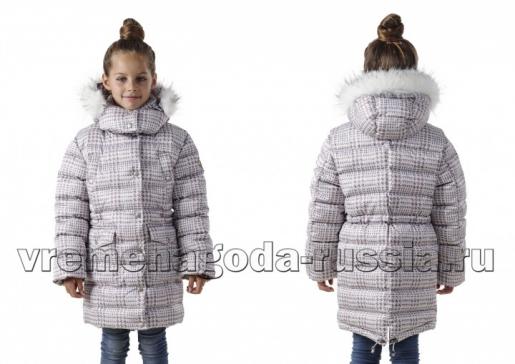 Детская зимняя куртка на искусственном лебяжьем пуху для девочки "АЛЬПИНА" - Фабрика детской одежды Времена года