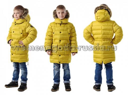 Детская зимняя куртка на искусственном лебяжьем пуху для мальчика "АСПЕН" - Фабрика детской одежды Времена года