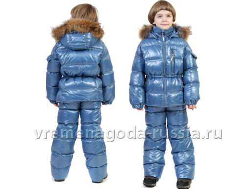Зимний детский комплект на пуху "Зима-океан" - Фабрика детской одежды Времена года