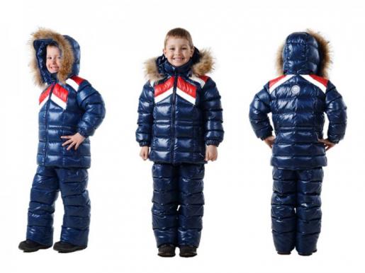 Зимний детский комплект на пуху для мальчика «ЧЕМПИОН» - Фабрика детской одежды Времена года