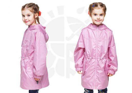 Летняя куртка для девочки "Розовая роза" - Фабрика детской одежды Времена года