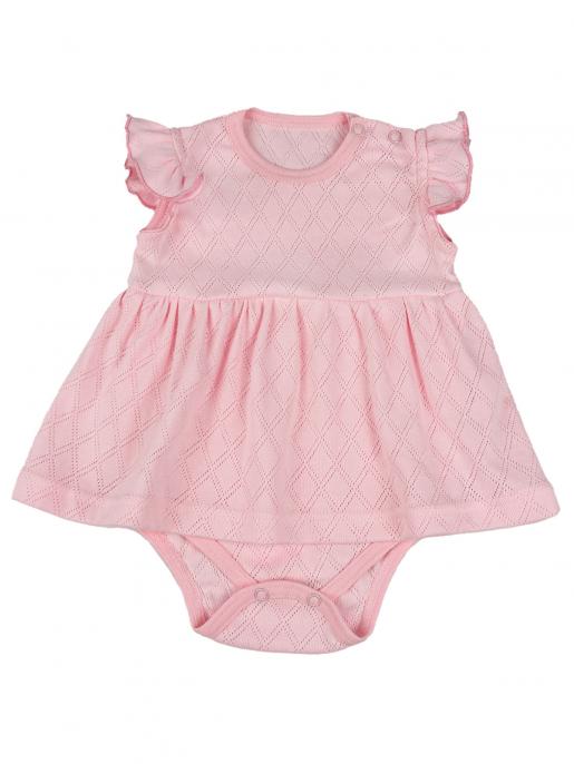 Боди-платье розовый И61-025 - Производитель детской одежды Папитто