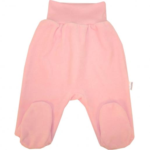 Ползунки на ш/резинке розовый велюр однотонный И53-518 - Производитель детской одежды Папитто