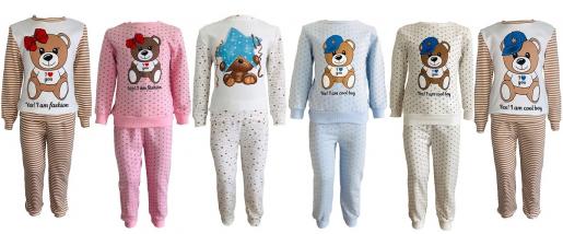 Пижамы интерлок (100% хлопок) - Производитель детского трикотажа Meandmummy
