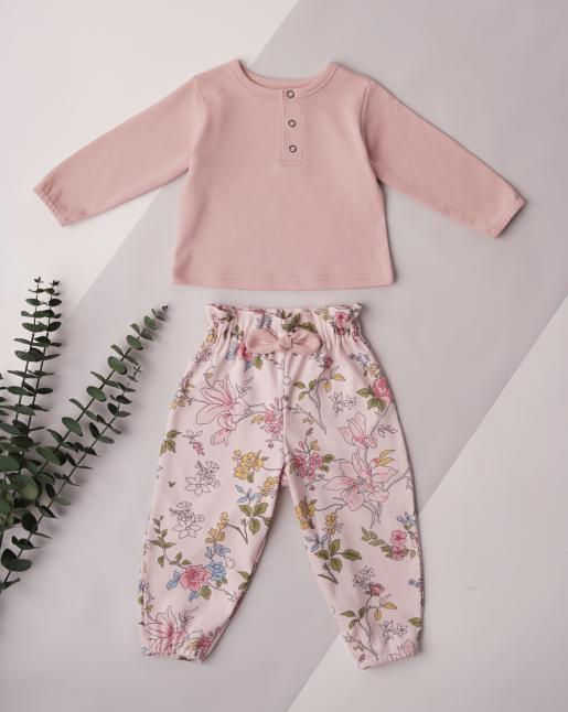 Комплект Флора интерлок - Производитель детской одежды Жанэт
