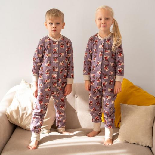 Слип-пижама Элси (футер начёс) - Трикотажная фабрика детской одежды Веселый человечек