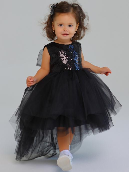 Платье нарядное, черный - Фабрика детской одежды Дашенька