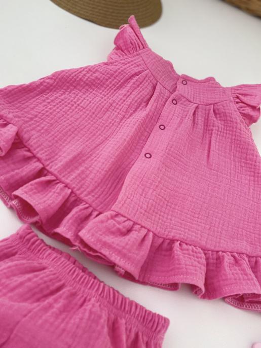 Комплект муслиновый платье трусики на девочку - Производитель детской одежды Жанэт