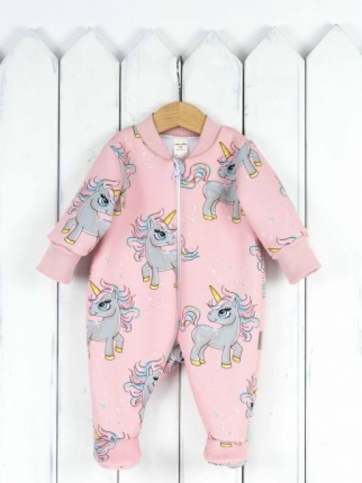 Комбинезон (единороги на розовом) - Производитель детской одежды Baby Boom