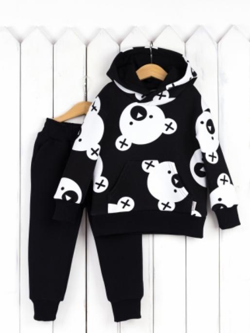 Комплект детский (мишки на чёрном) - Производитель детской одежды Baby Boom