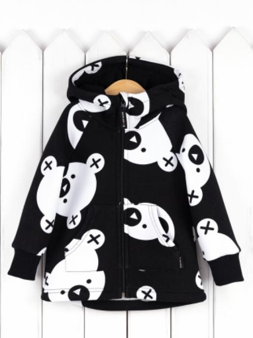 Куртка (мишки на чёрном) - Производитель детской одежды Baby Boom