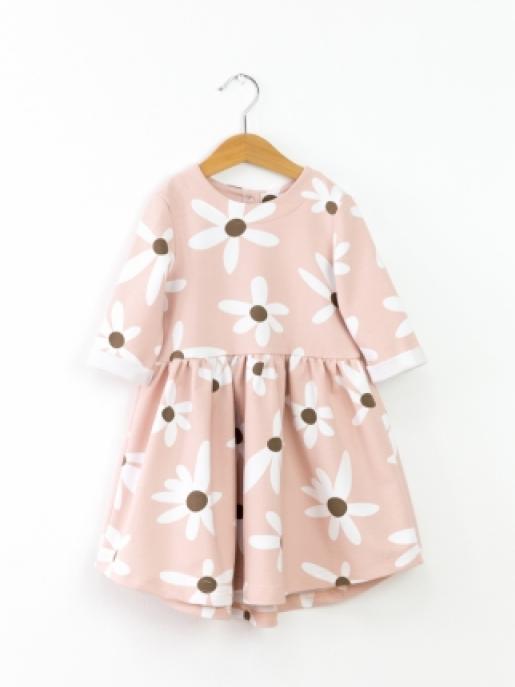 Платье (ромашки на пудре) - Производитель детской одежды Baby Boom