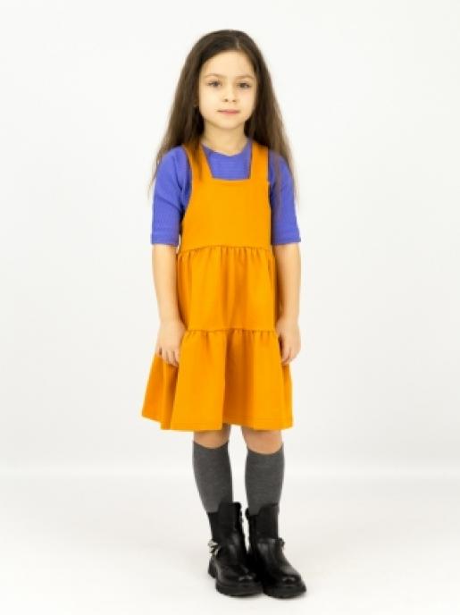 Сарафан (цвет тыква) - Производитель детской одежды Baby Boom