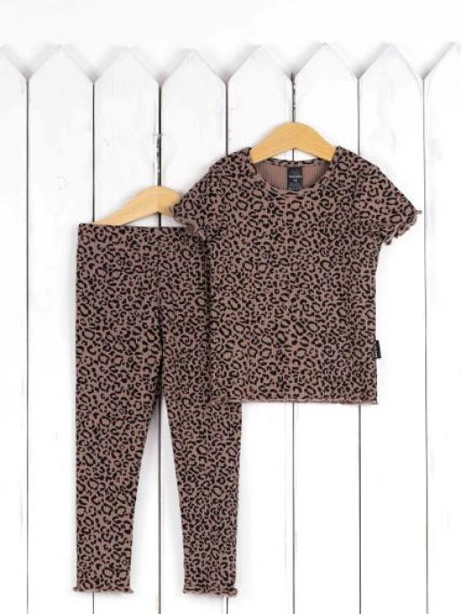 Комплект детский (футболка легинсы/лапша/леопард) - Производитель детской одежды Baby Boom