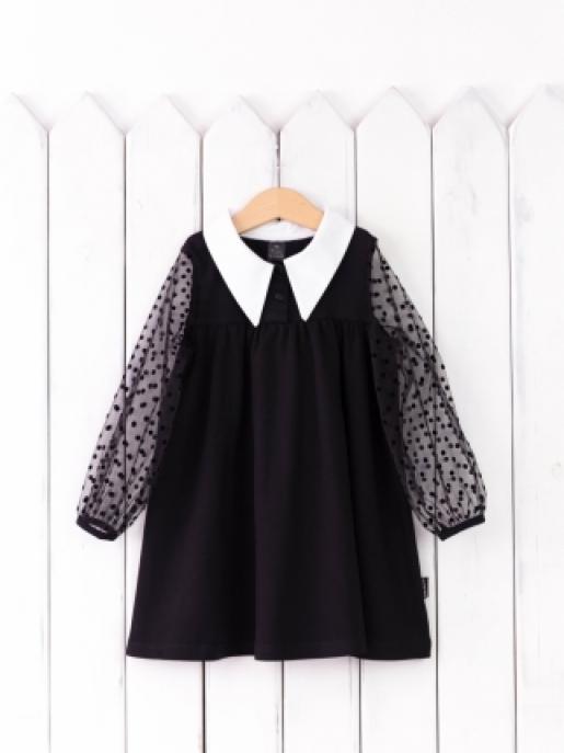 Платье (с воротником/черный) - Производитель детской одежды Baby Boom